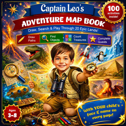 Captain Adventure Map Book