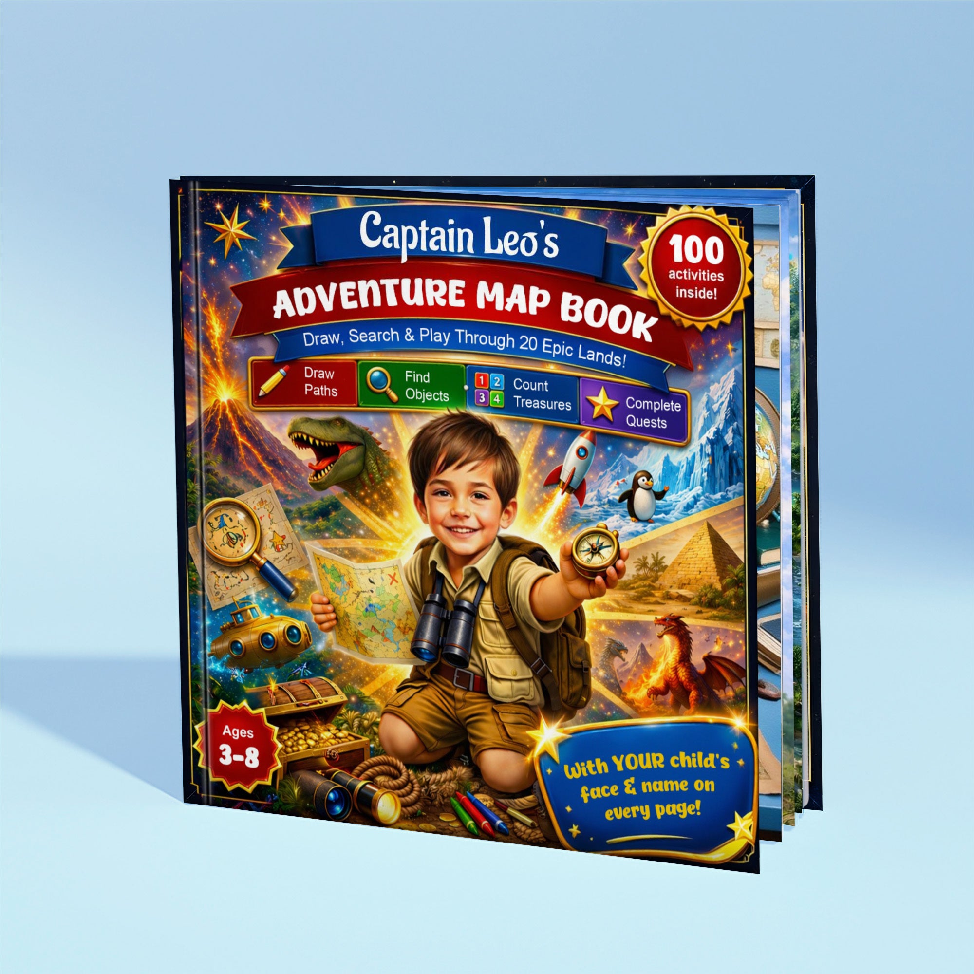 Captain Map Captain Adventure Map Book – TellMyTale
