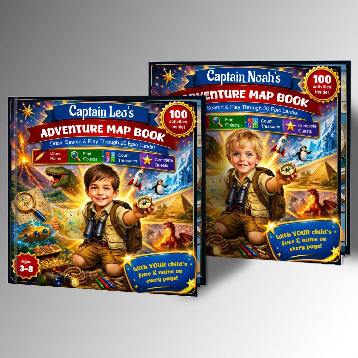 Captain Adventure Map Book