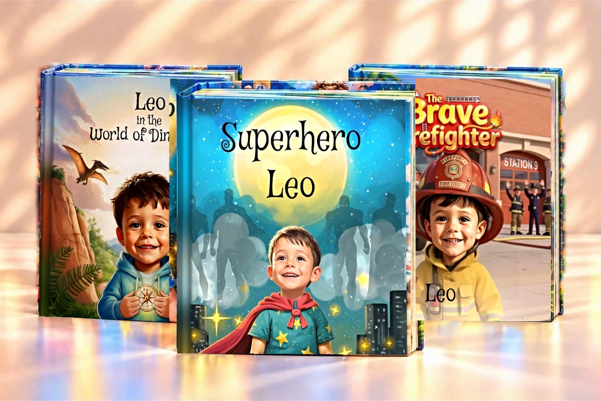Personalized 3-Book Story Series | Hardcover - Boys