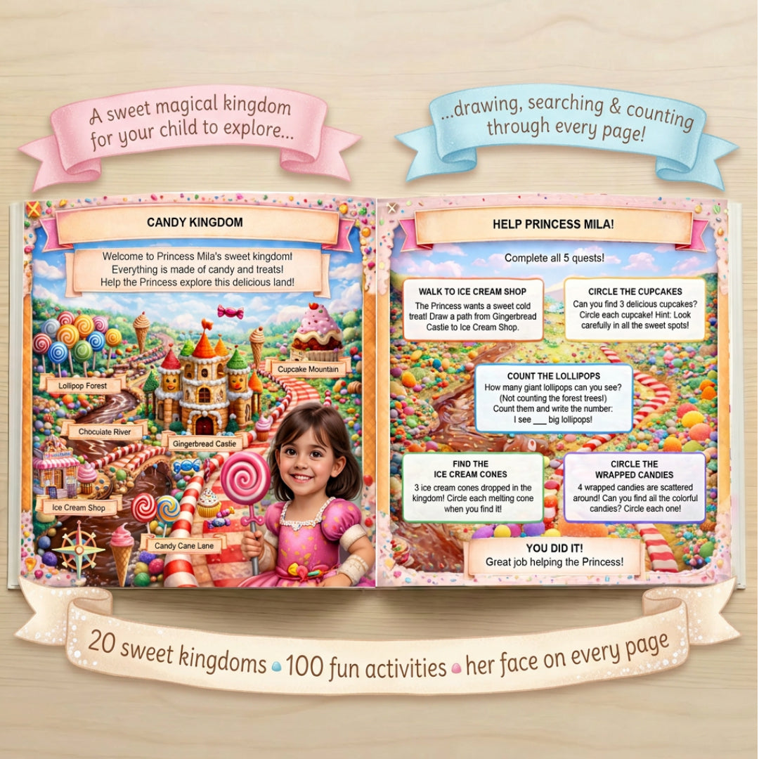 Princess Kingdom Map Quest Book