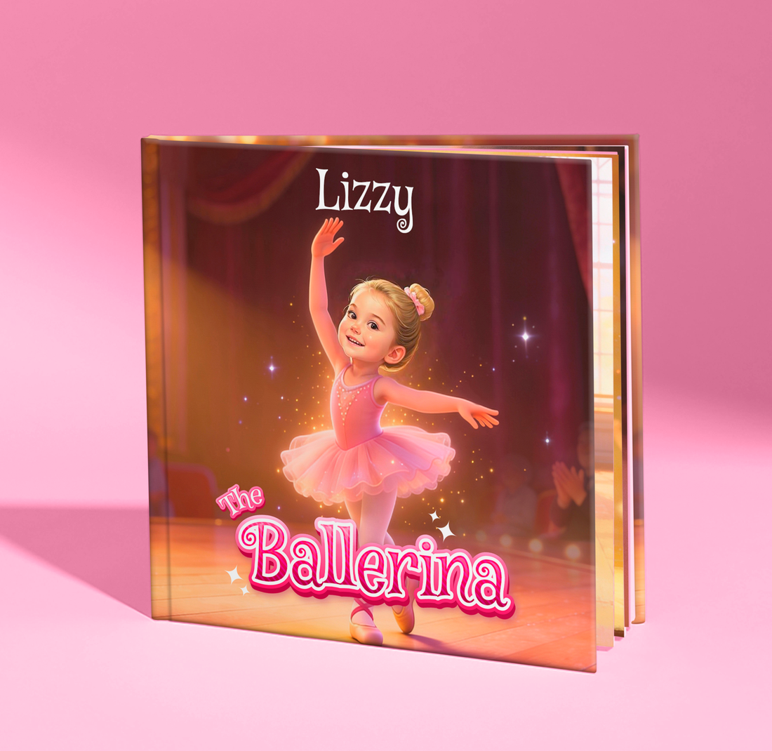 The Ballerina — personalized book cover