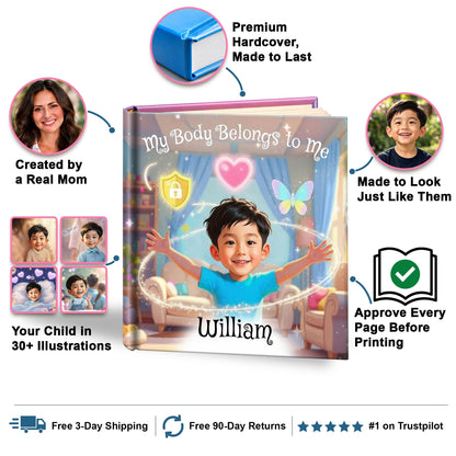 My Body Belongs To Me personalized storybook