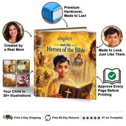 The Heroes of the Bible personalized storybook
