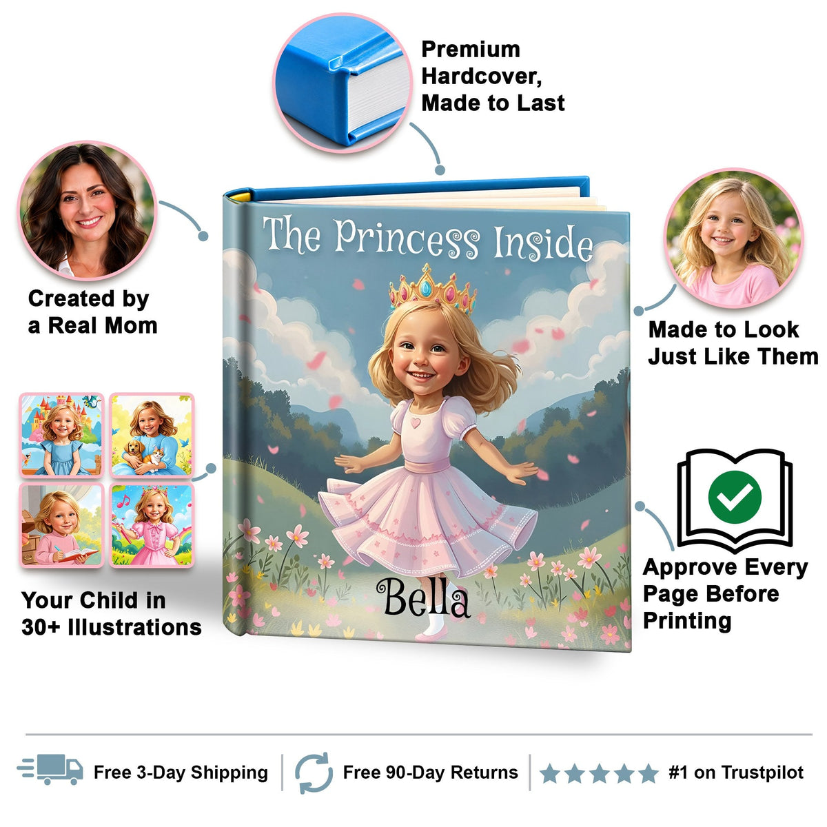 The Princess Inside personalized storybook