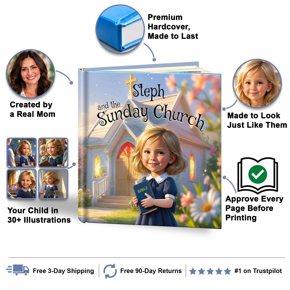 The Sunday Church personalized storybook