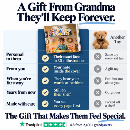 Creative Studio vs. a teddy bear — a gift from Grandma they'll keep forever