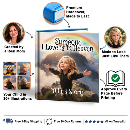 Someone I Love is in Heaven personalized storybook