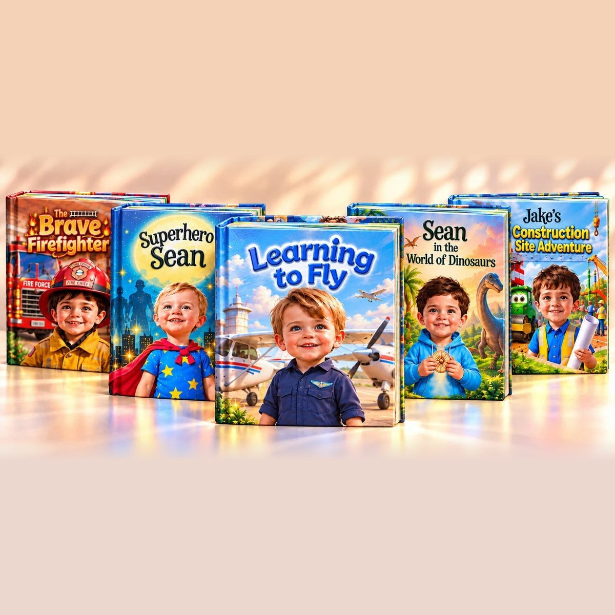 Personalized 5-book story series (boys)